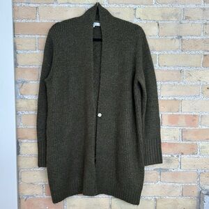 Sandwich Olive Knit Cardigan Sweater